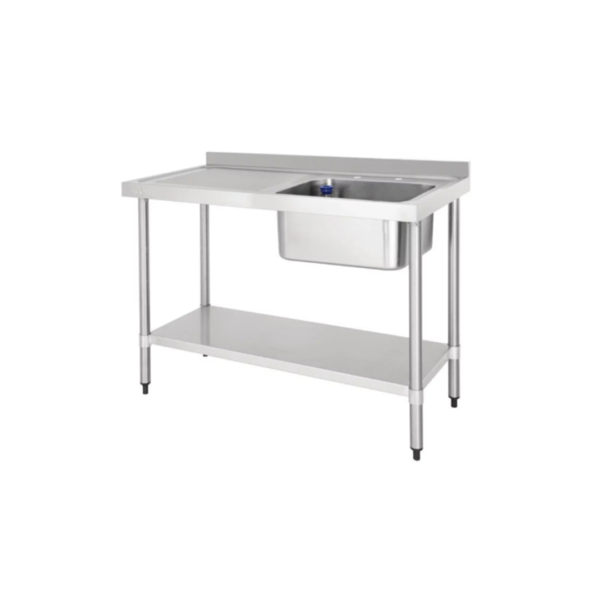 SINGLE SINK WITH WORK TABLE