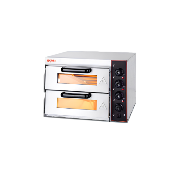 Dorek DEPO-2ST Double Deck Electric Pizza Oven with Stone Base (3 kW)